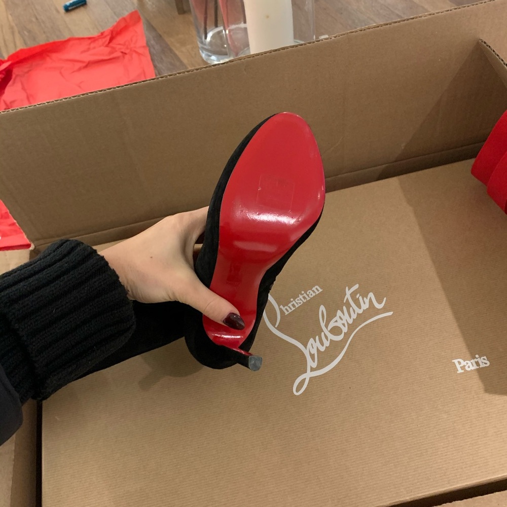 christian louboutin brand new overknees-never worn - Picture 4 of 8